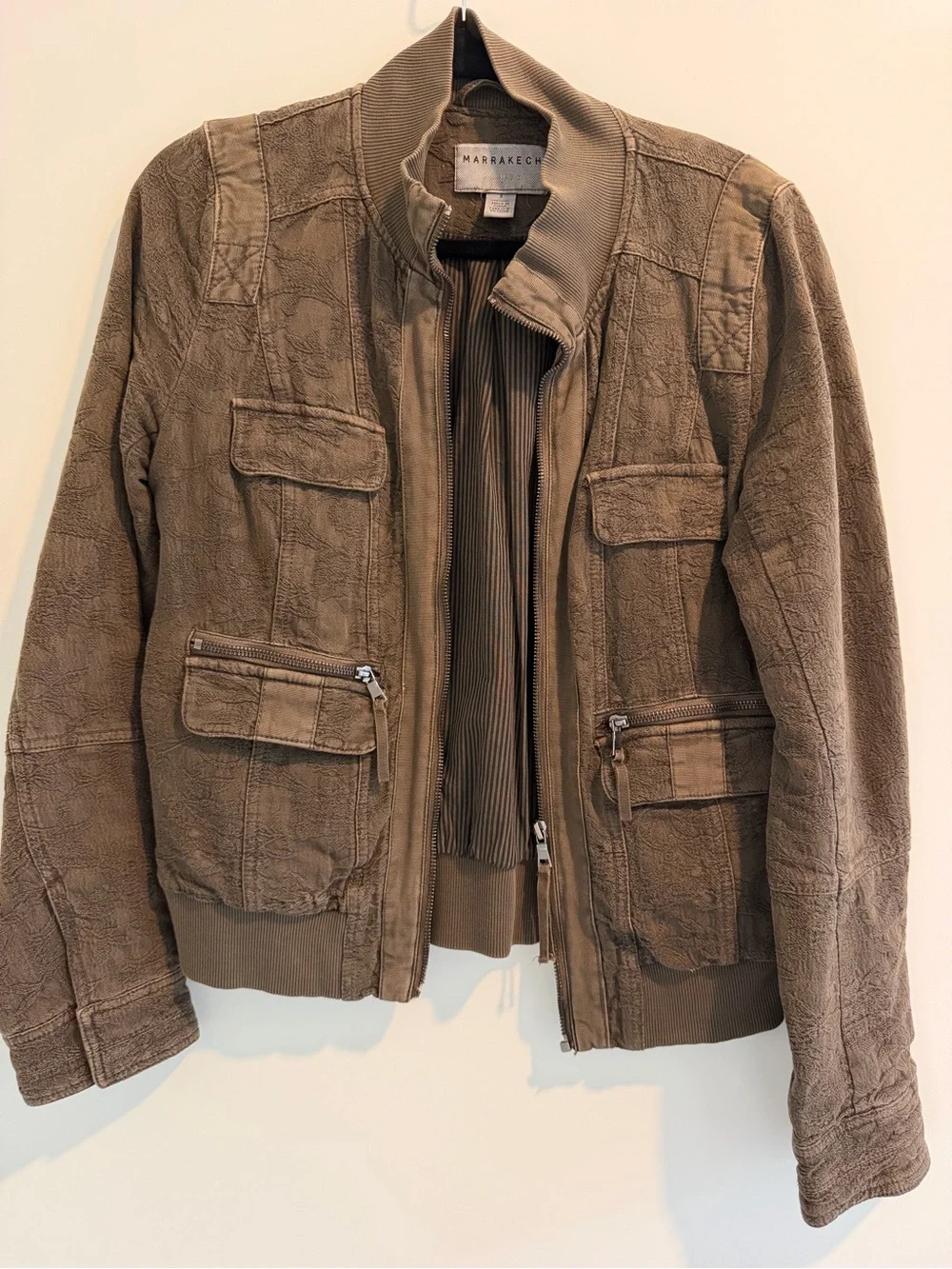 Anthropologie Marrakech Brown Utility Jacket - Picture 4 of 6